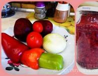 Salcë për borscht për dimër, receta shumë të shijshme nga panxhari.